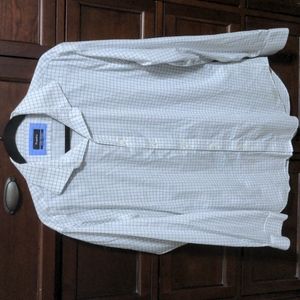 Esquire Men's Long Sleeve Button Down Dress Shirt. Size 16 1/2 34/35